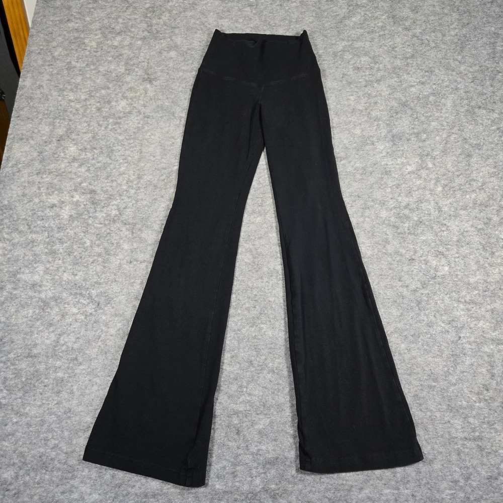 Tna Womens Black Chill Flare High Waisted Yoga Pants‎ 2XS